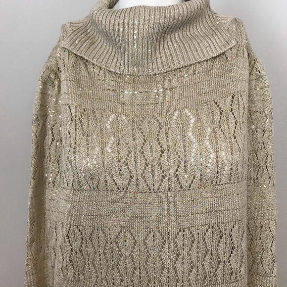 St. John evening by Marie Gray gold sweater M - Picture 2 of 8